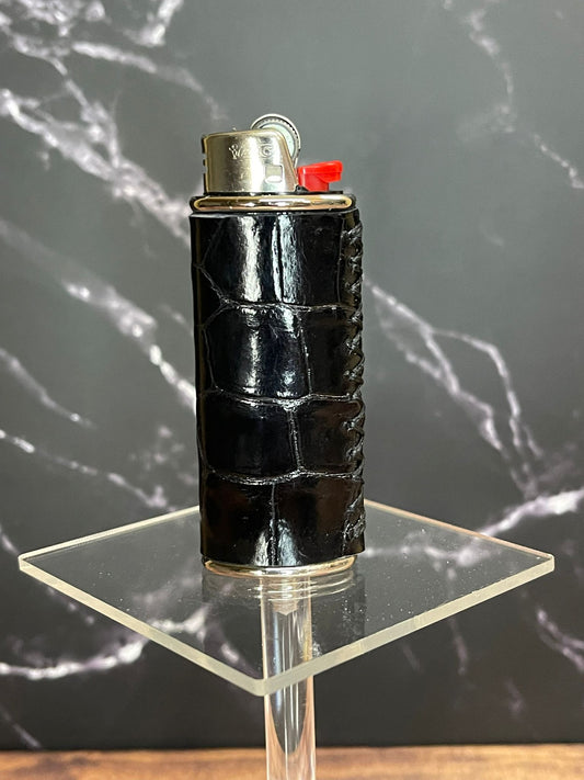 Premium Feuerzeugetui aus Leder